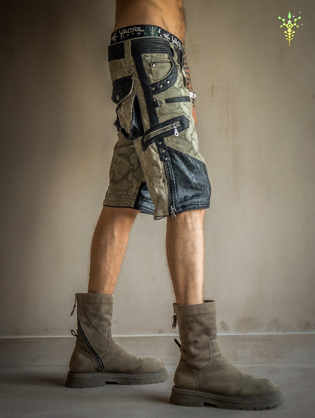 Flying Short / Twill Fake Leather Patches - KINGKOBRA -BOA