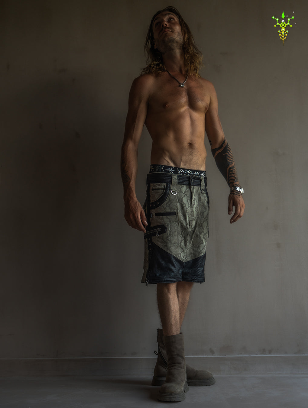 Flying Short Men / Twill Fake Leather Patches - KINGKOBRA -BOA