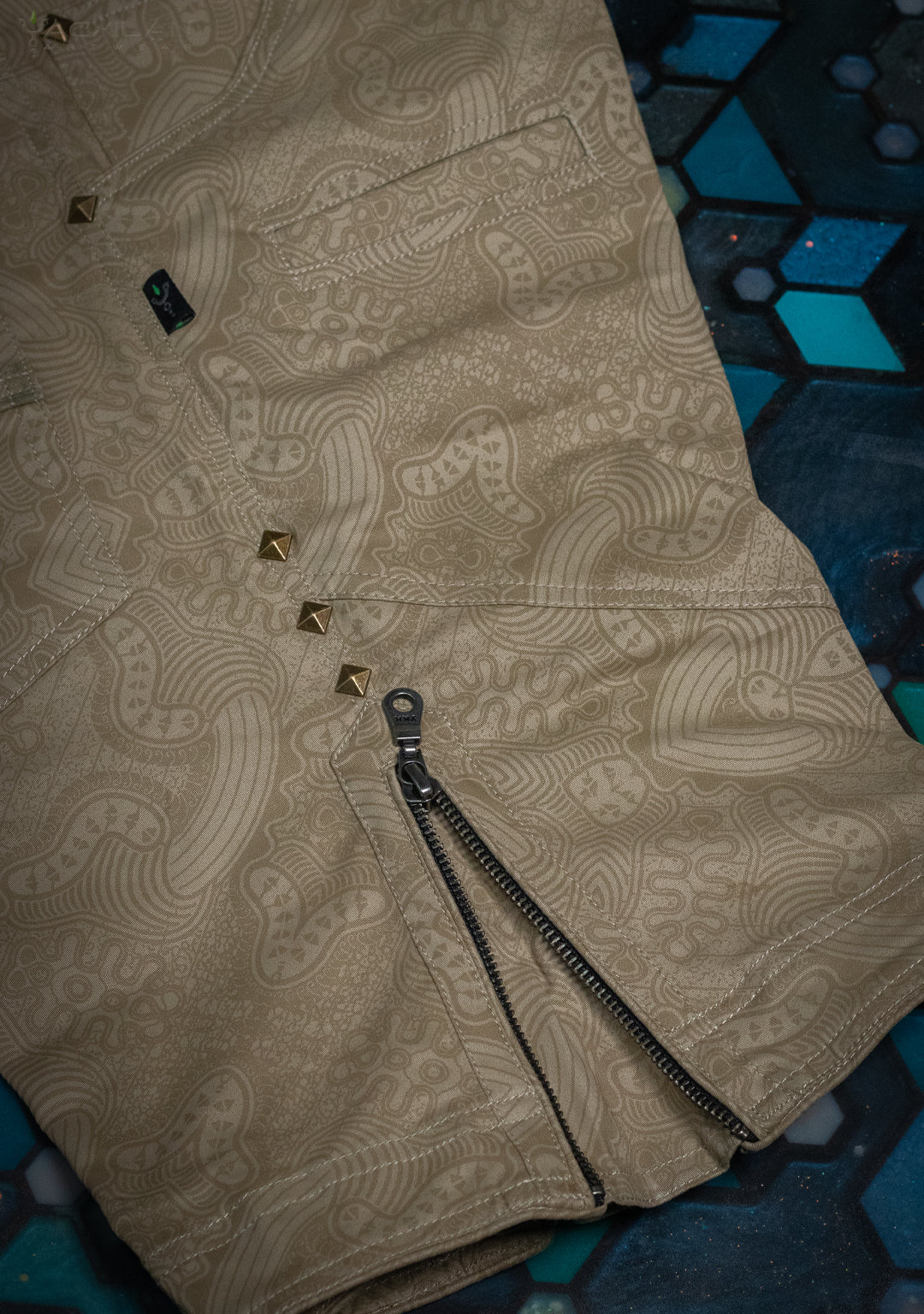 Flying Short Men / Cotton Printed - SAND MYCELIUM Atlantis