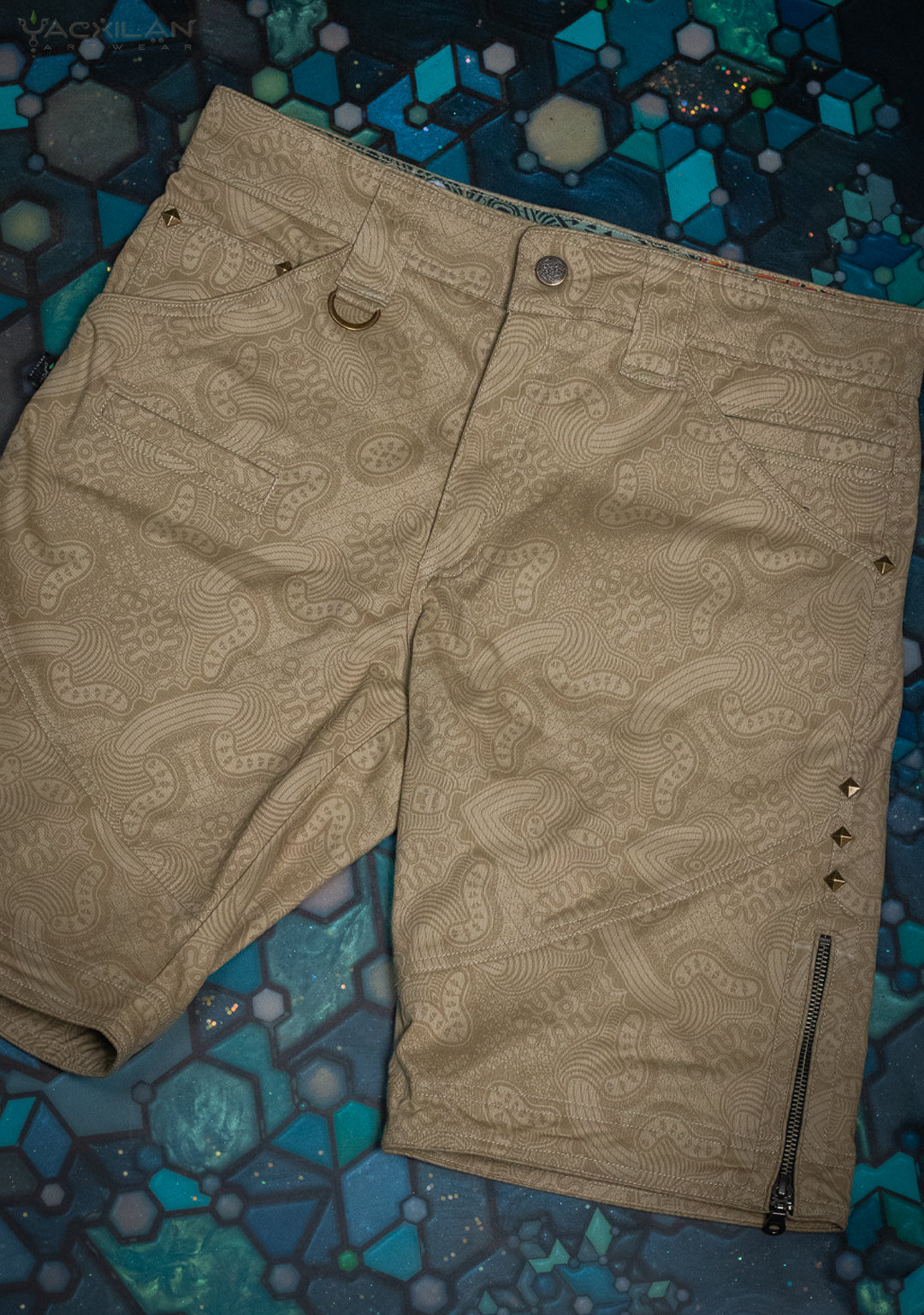 Flying Short Men / Cotton Printed - SAND MYCELIUM Atlantis