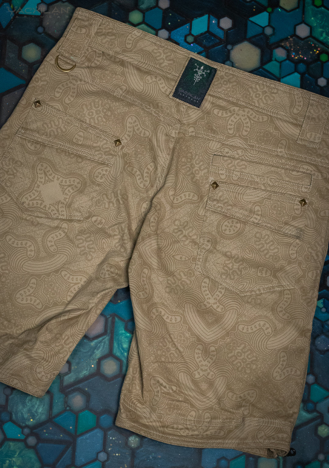 Flying Short Men / Cotton Printed - SAND MYCELIUM Atlantis