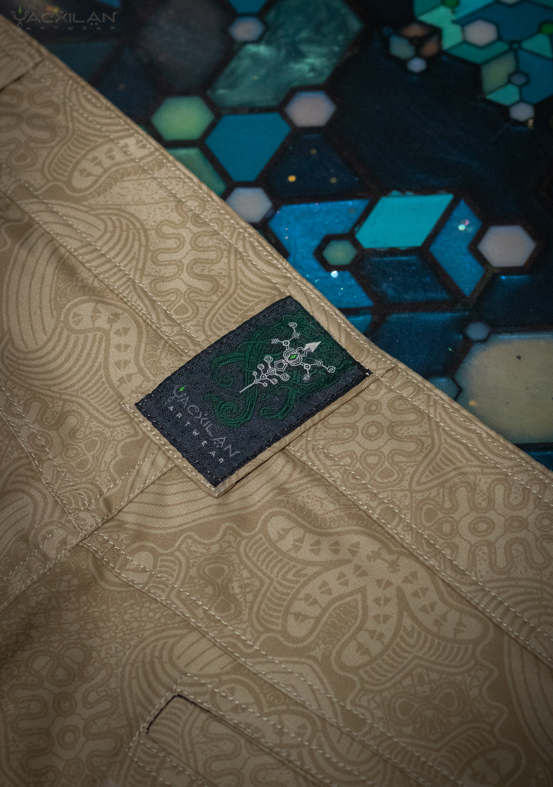 Flying Short Men / Cotton Printed - SAND MYCELIUM Atlantis