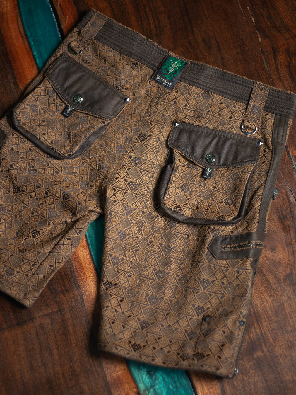 Flying Short Men / Japanese Jaquard - DESERT PYRAMIDS New