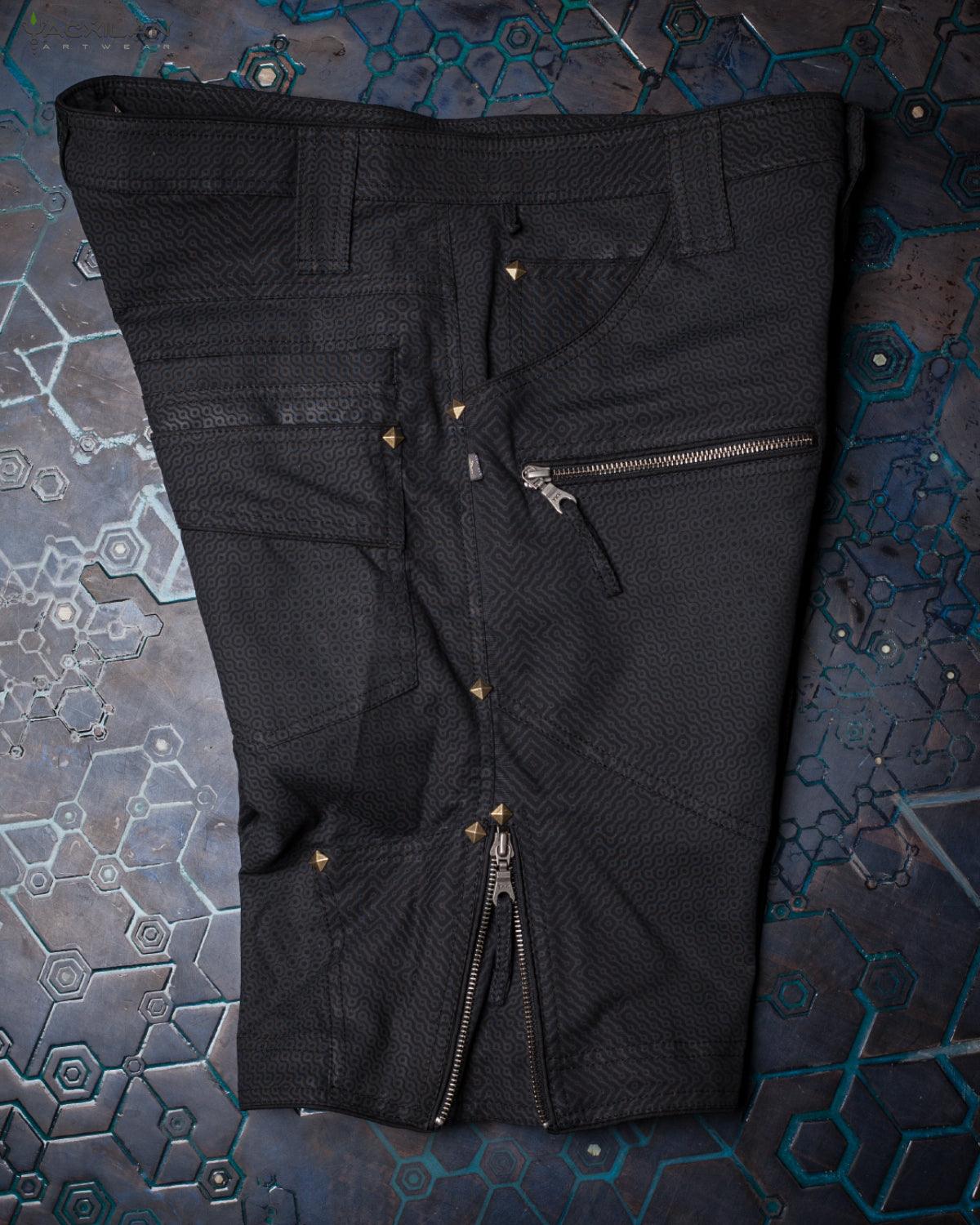 Flying Short Men / Twill Stretchy Printed - Black DMTICIOUS - Yacxilan Artwear