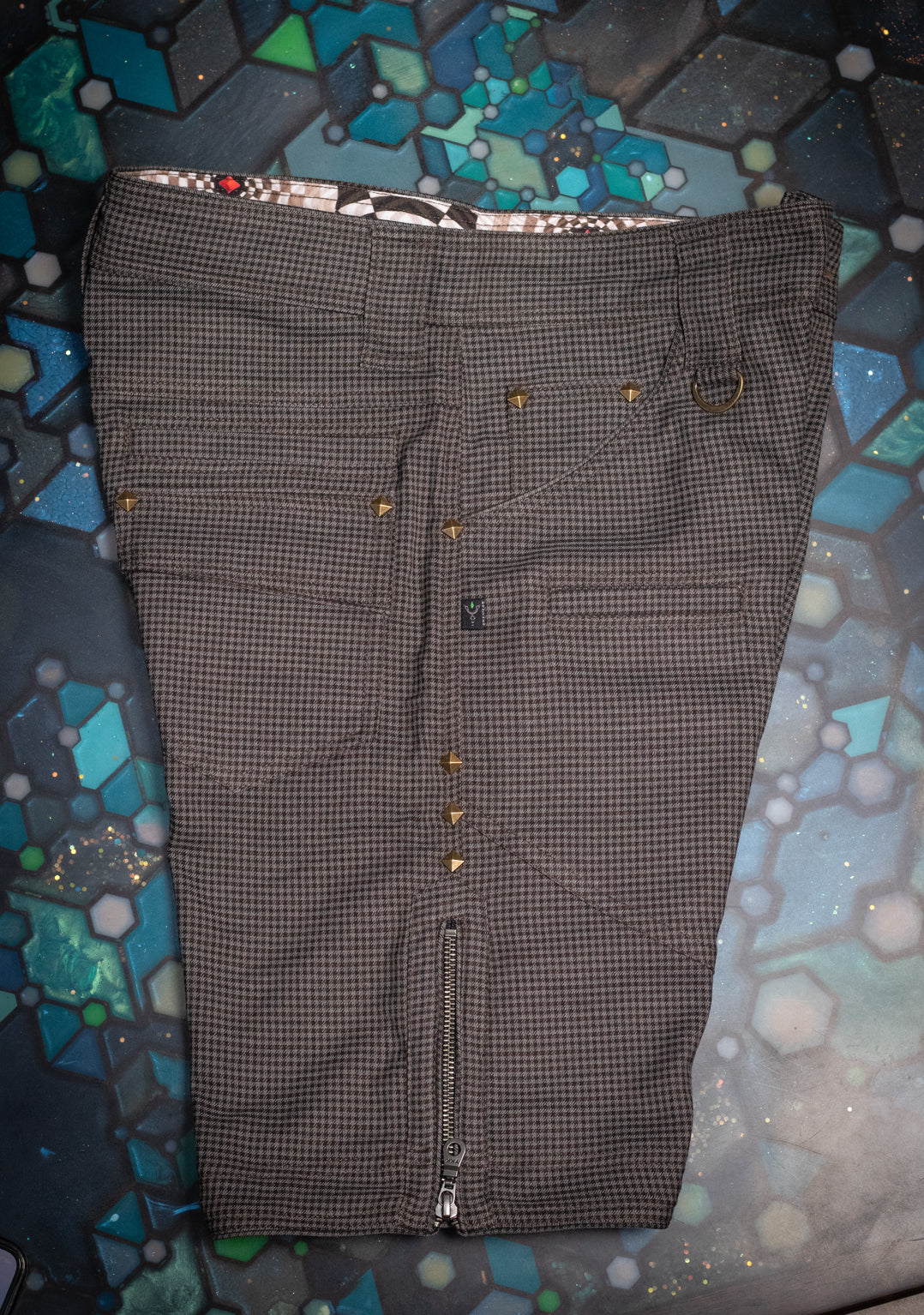 Flying Short Men / Light Cotton - PEPPER CHECKERS Matzokio