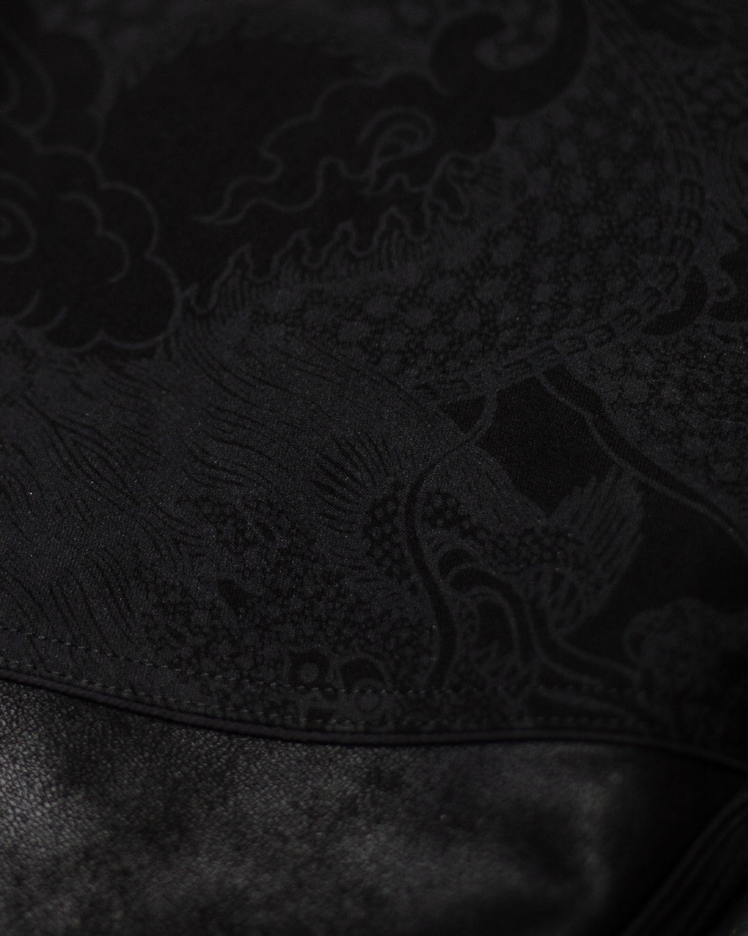 Flying Short Men / TR Fake Leather Patches - BLAK DRAGONS Leopard