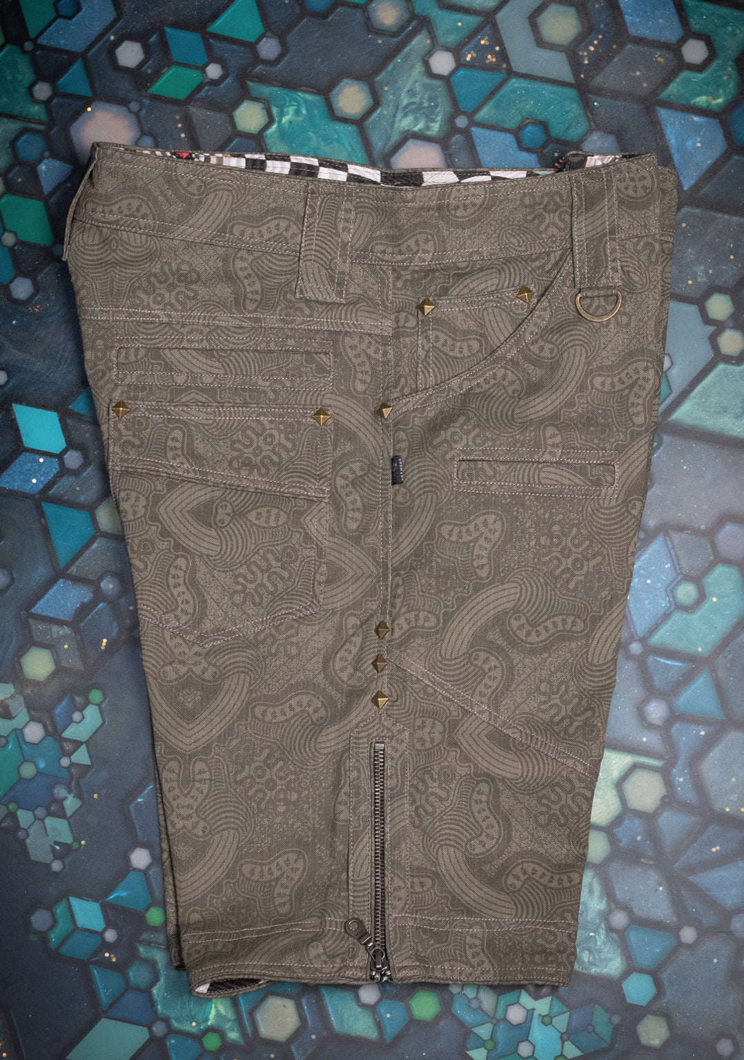 Flying Short Men / Twill Printed - Twill Earth MYCELIUM Matzokio