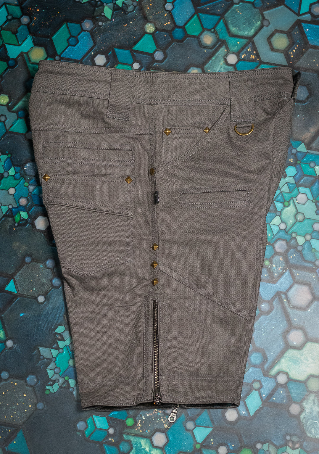 Flying Short / Twill Stretchy Screenprint -  Grey DMTICIOUS Dragons