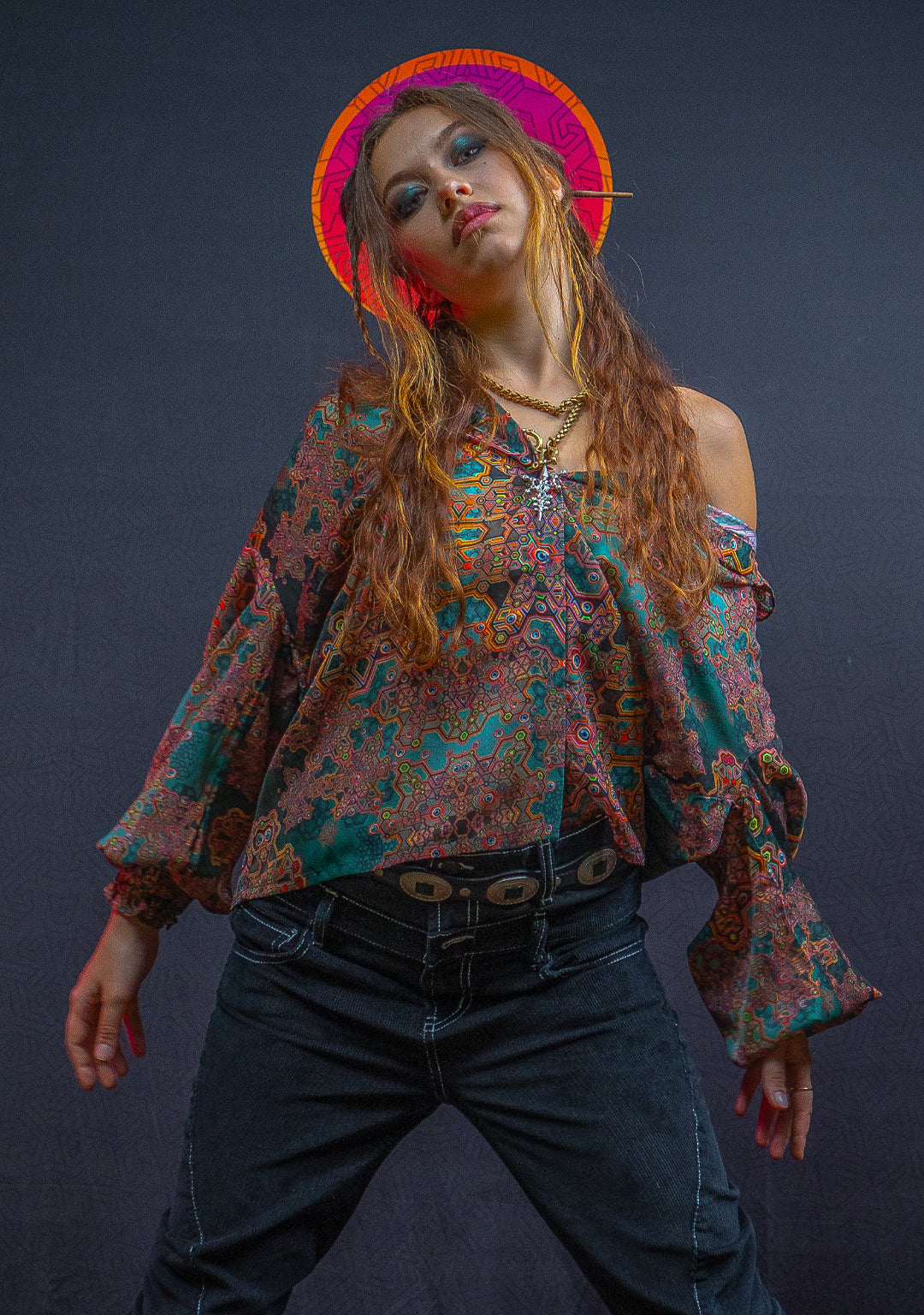 Shirt Woman Longsleeve Frufru / Bio Farms Bamboo - ATLANTHEON