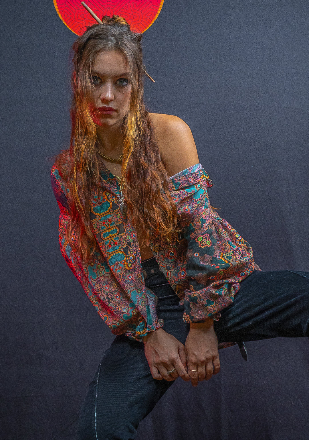 Shirt Woman Longsleeve Frufru / Bio Farms Bamboo - ATLANTHEON