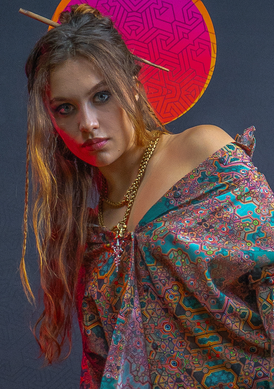 Shirt Woman Longsleeve Frufru / Bio Farms Bamboo - ATLANTHEON