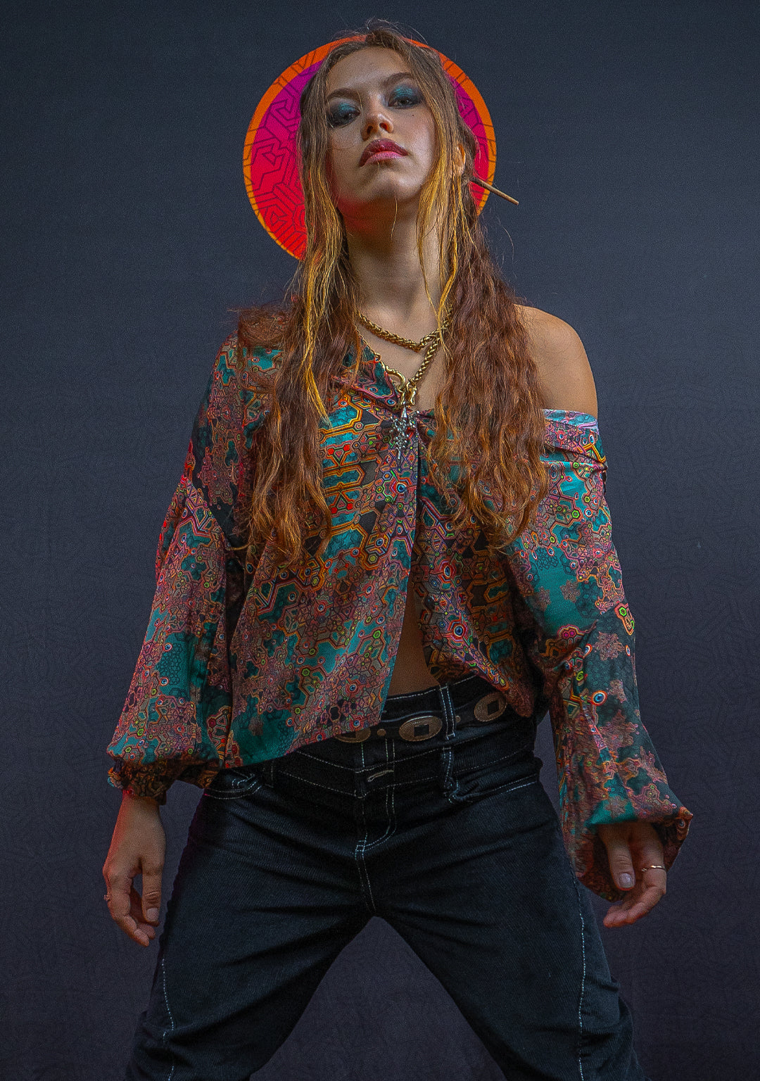 Shirt Woman Longsleeve Frufru / Bio Farms Bamboo - ATLANTHEON