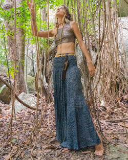 Gipsy Low Waist Long Skirt / Bamboo - RETRO FUTURE