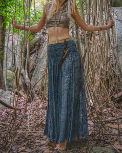 Gipsy Low Waist Long Skirt / Bamboo - RETRO FUTURE