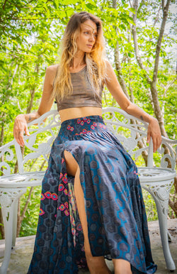 Gipsy Low Waist Long Skirt / Bamboo - SEXTIESEYEZES