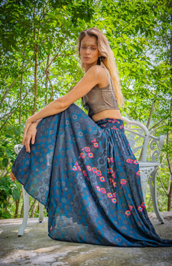 Gipsy Low Waist Long Skirt / Bamboo - SEXTIESEYEZES