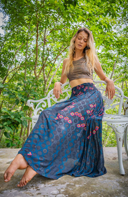 Gipsy Low Waist Long Skirt / Bamboo - SEXTIESEYEZES