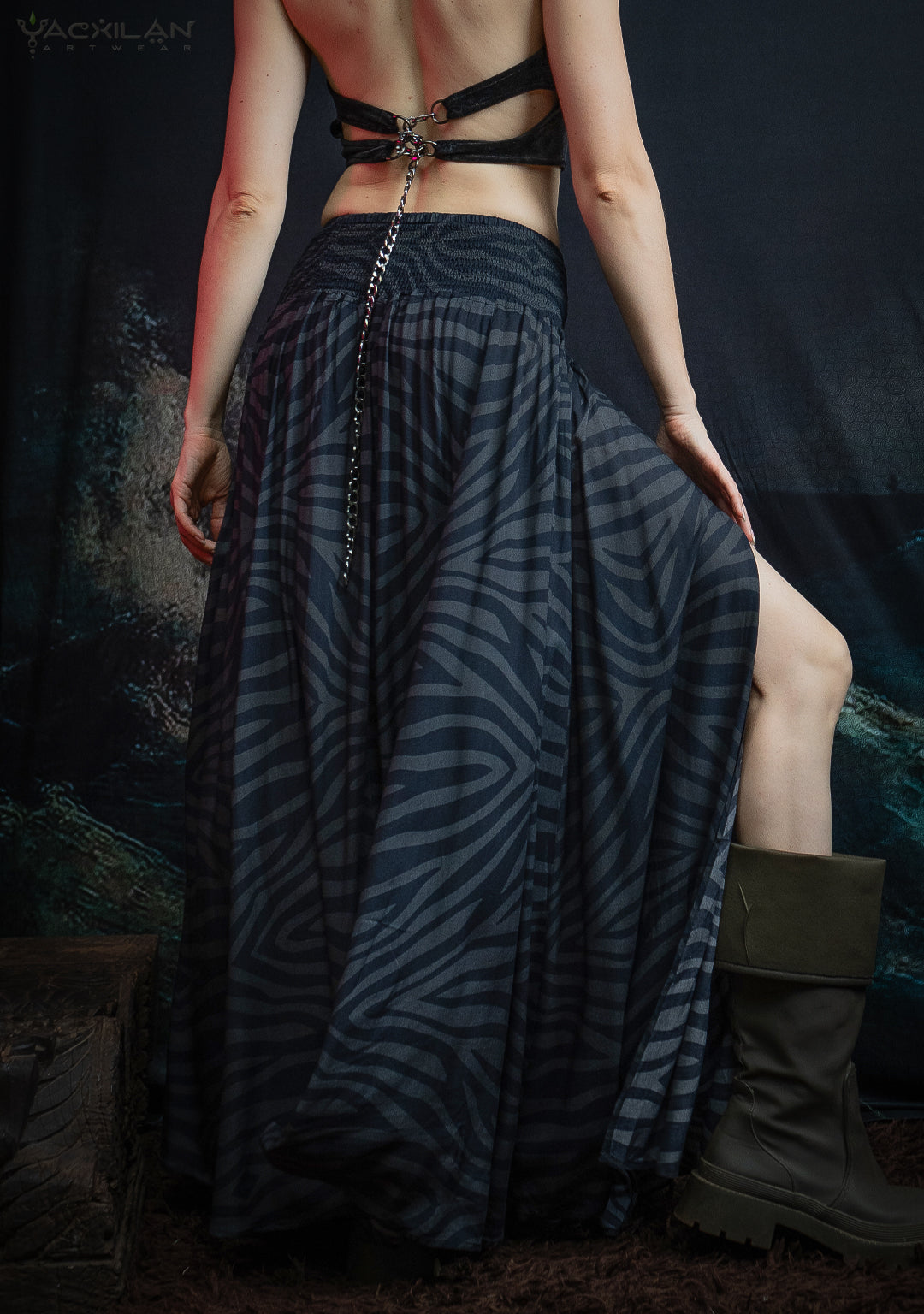 Gipsy Low Waist Long Skirt / Bamboo - TIGRIS