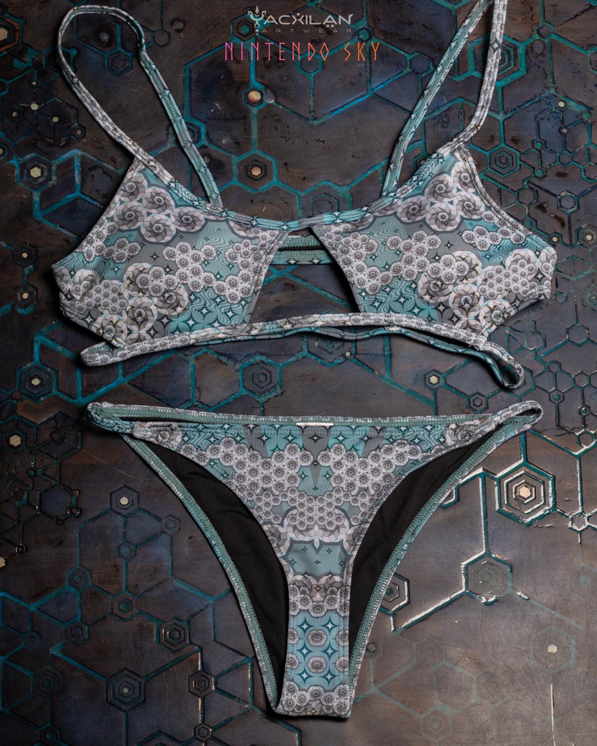 Swimsuit / Bikini HalfMoon- NINTENDO SKY - Yacxilan Artwear