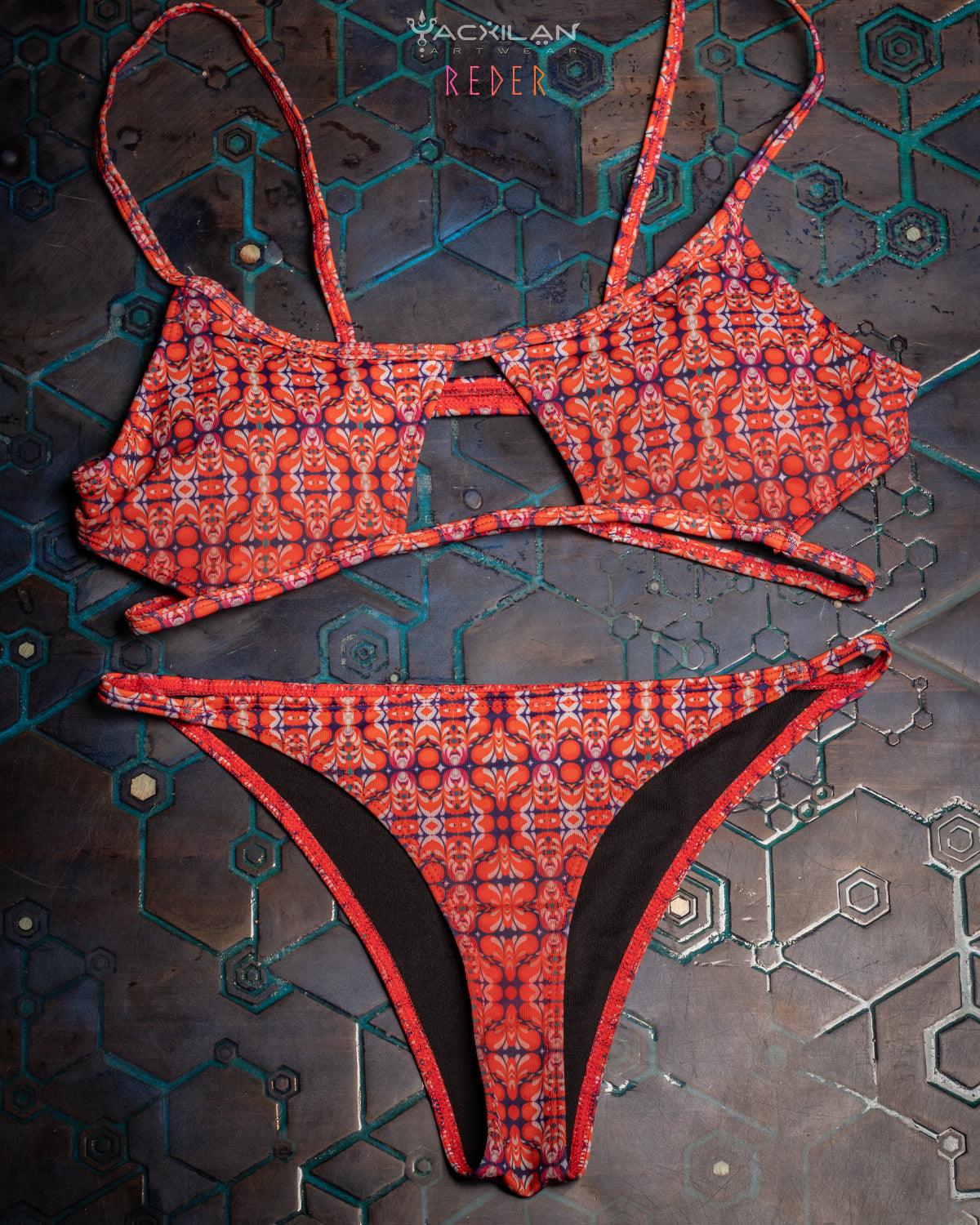 Swimsuit / Bikini HalfMoon- REDER - Yacxilan Artwear