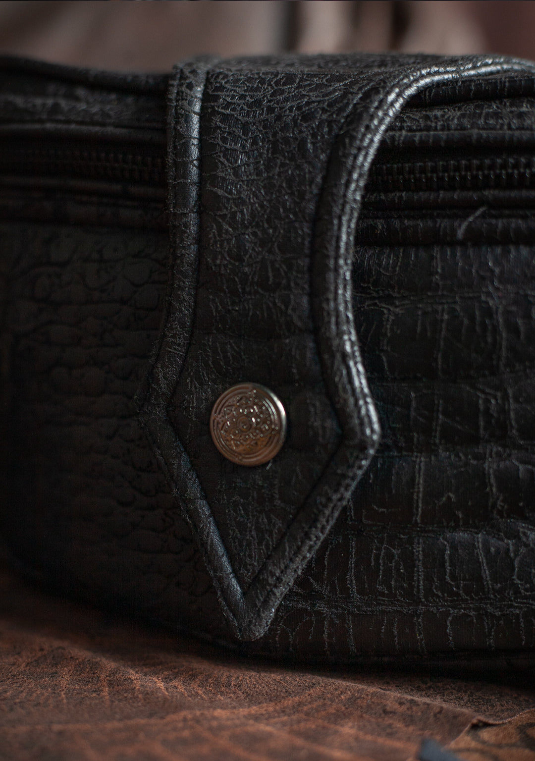 Hand Bag / Fake Leather - BLAK CROCODILE