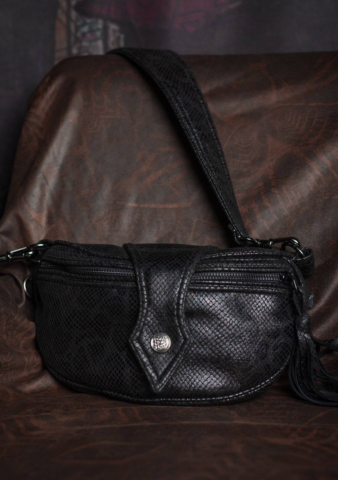 Hand Bag / Fake Leather - BLAK MAMBA