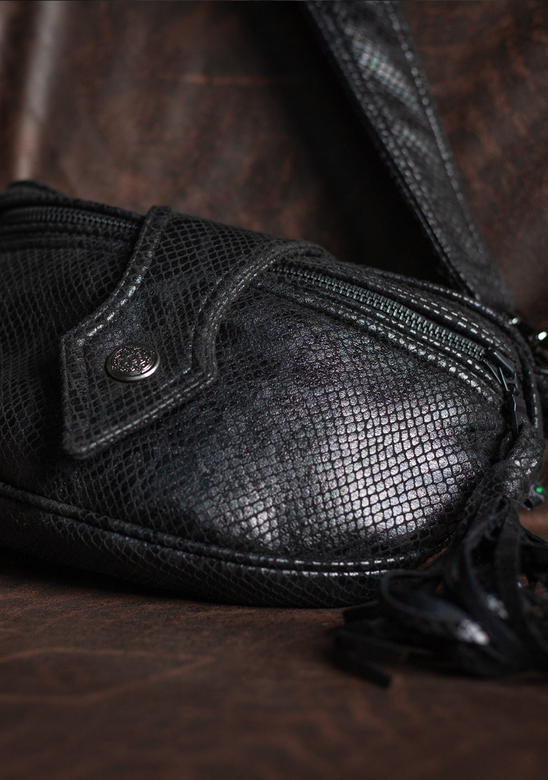 Hand Bag / Fake Leather - BLAK MAMBA