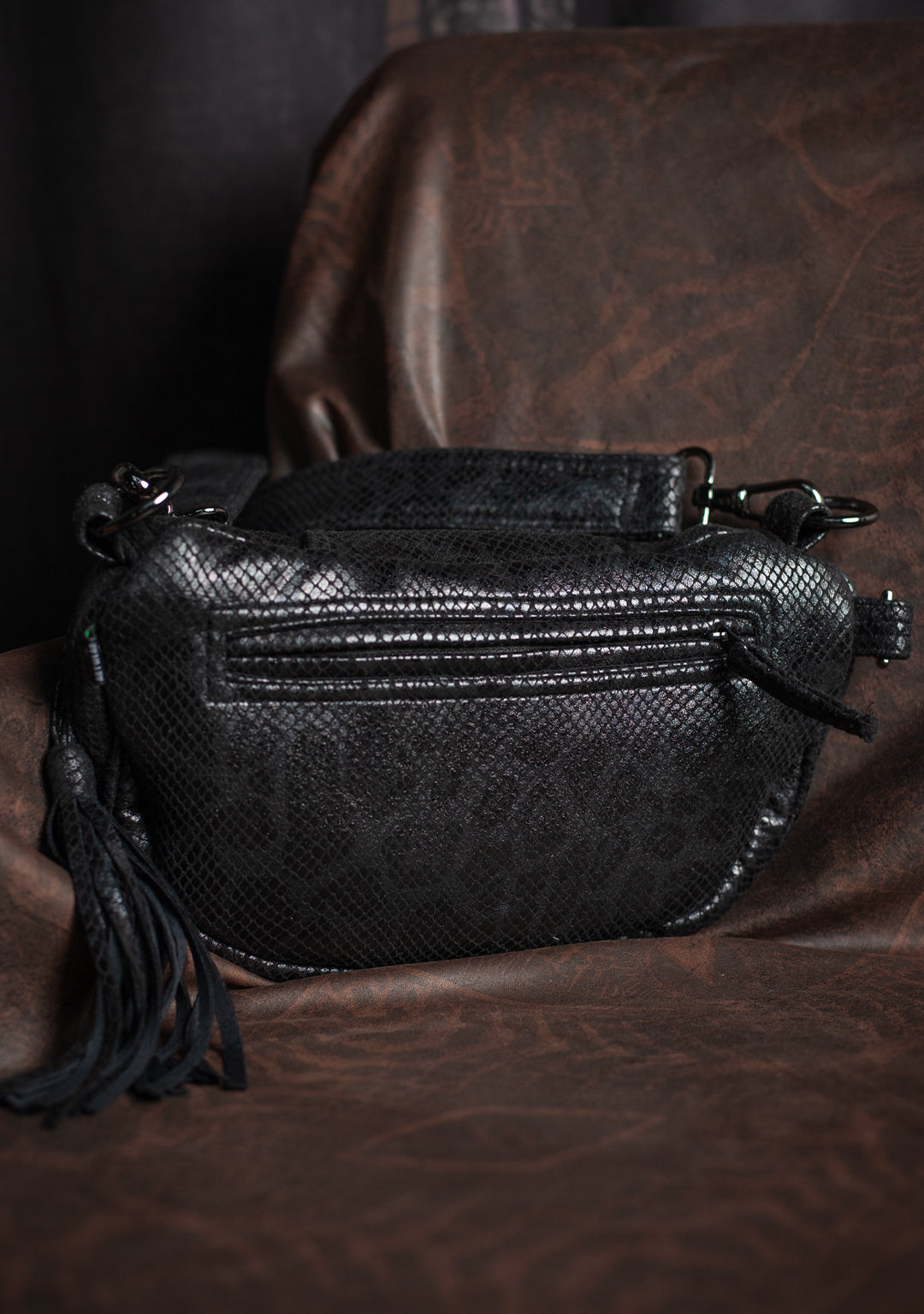 Hand Bag / Fake Leather - BLAK MAMBA