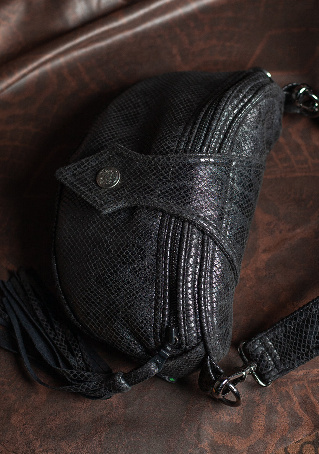 Hand Bag / Fake Leather - BLAK MAMBA