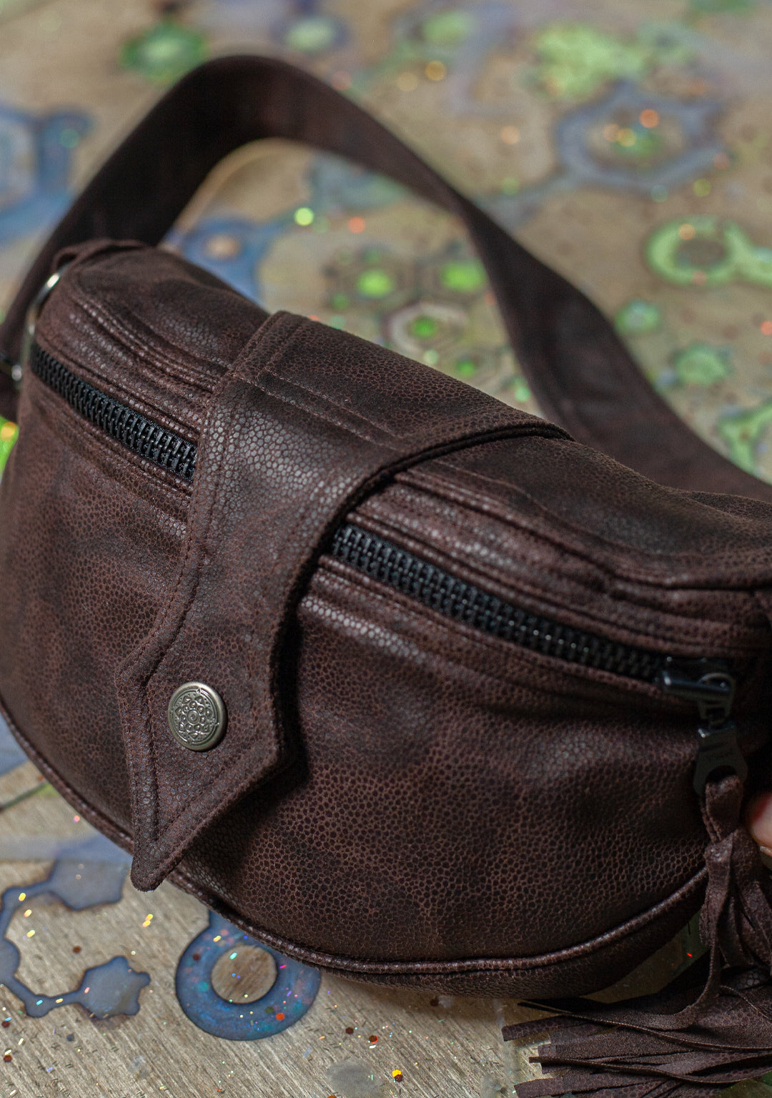 Hand Bag / Fake Leather - Brown MAGIC KARPET