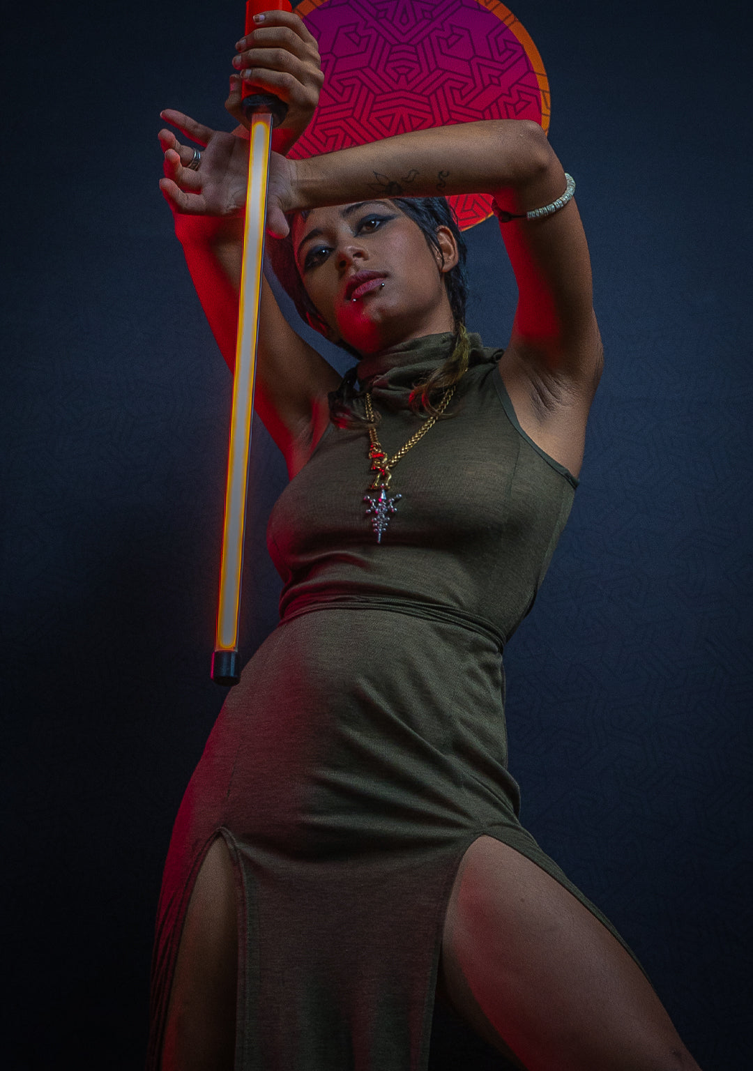 Long Dress / Knits - Double Slant SHARK