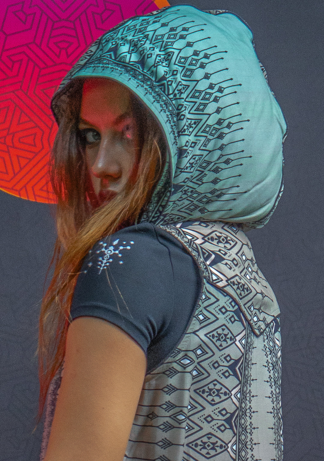 Hooded Long Dress / Bamboo - BOHONI