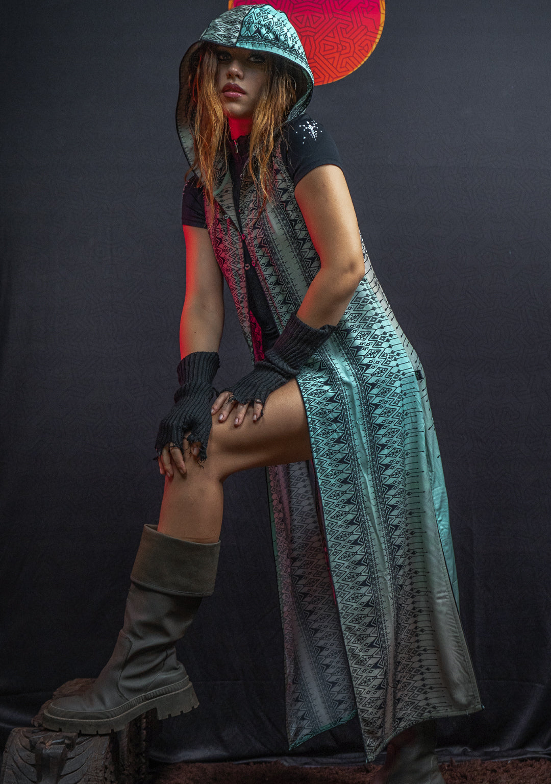 Hooded Long Dress / Bamboo - BOHONI