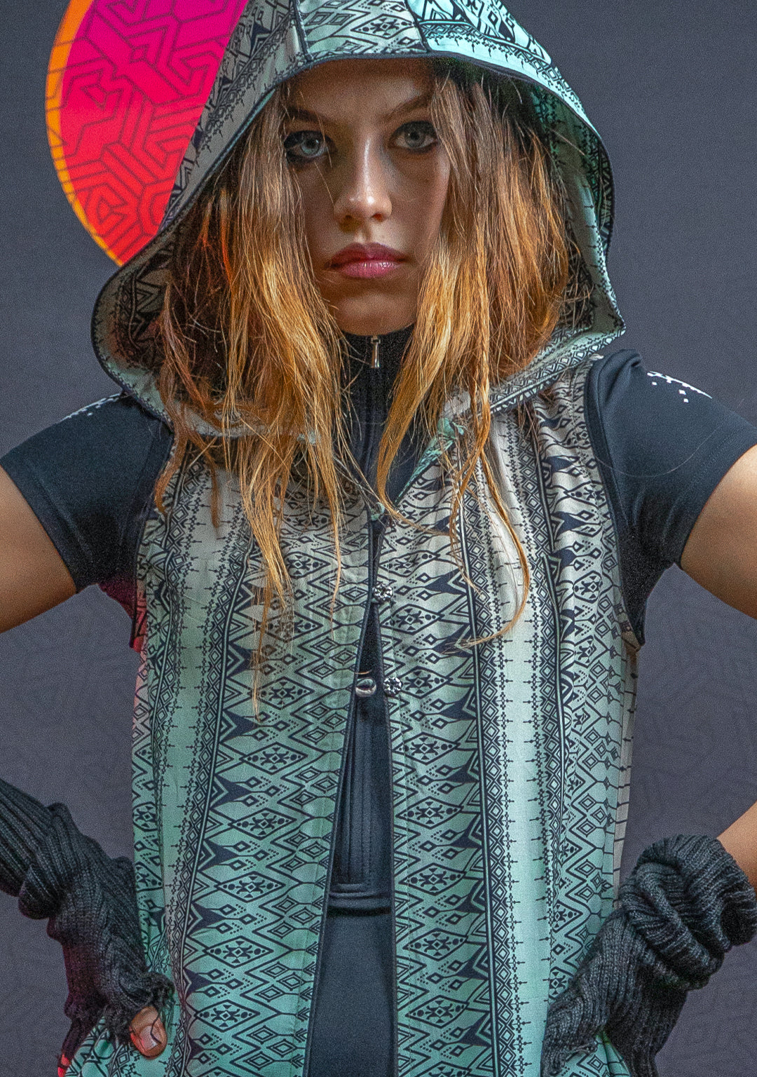 Hooded Long Dress / Bamboo - BOHONI