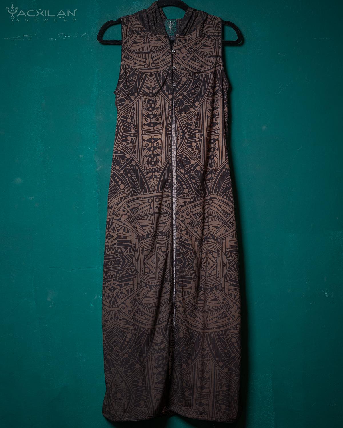 Hooded Long Dress Woman / Viscose - RETROFUTURE - Yacxilan Artwear