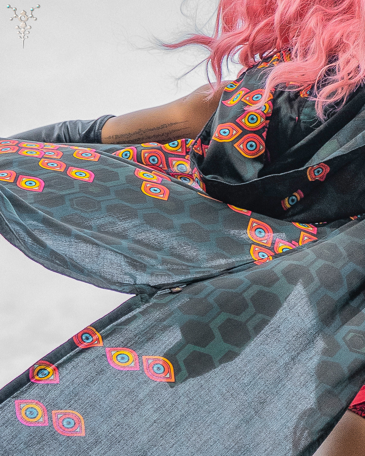 Hooded Long Dress Woman / Viscose - SEXTIESEYEZES