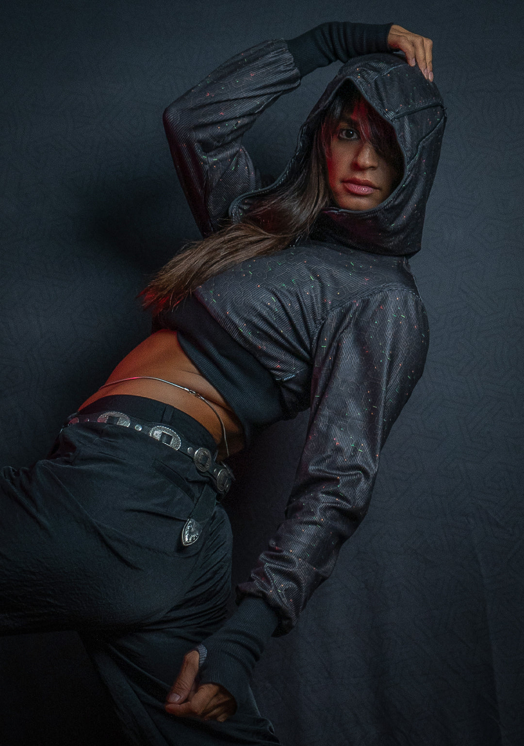 Crop Hoodie Woman / Flatrib - REBIRTH OF IKARO Forest