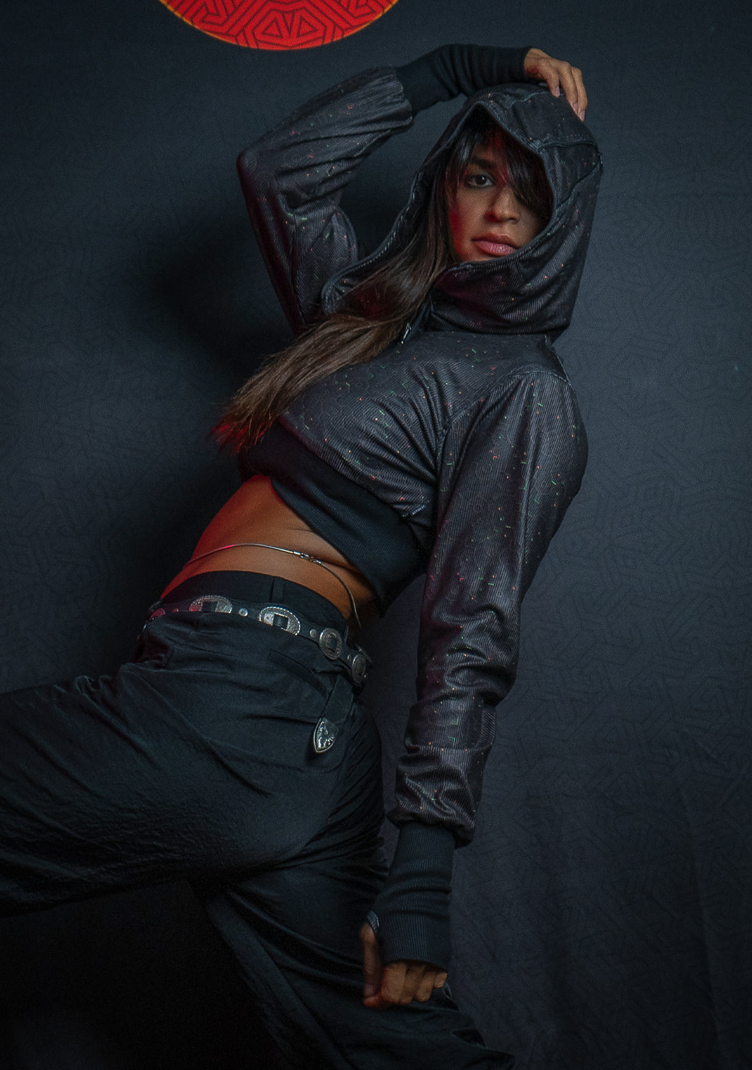 Crop Hoodie Woman / Flatrib - REBIRTH OF IKARO Forest