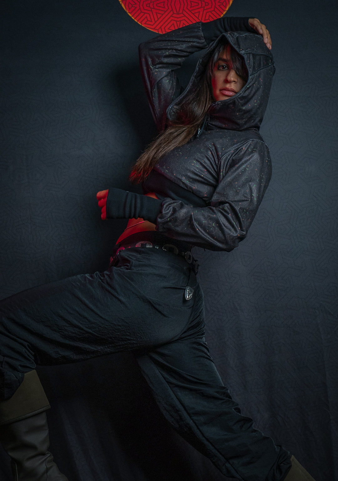 Crop Hoodie Woman / Flatrib - REBIRTH OF IKARO Forest