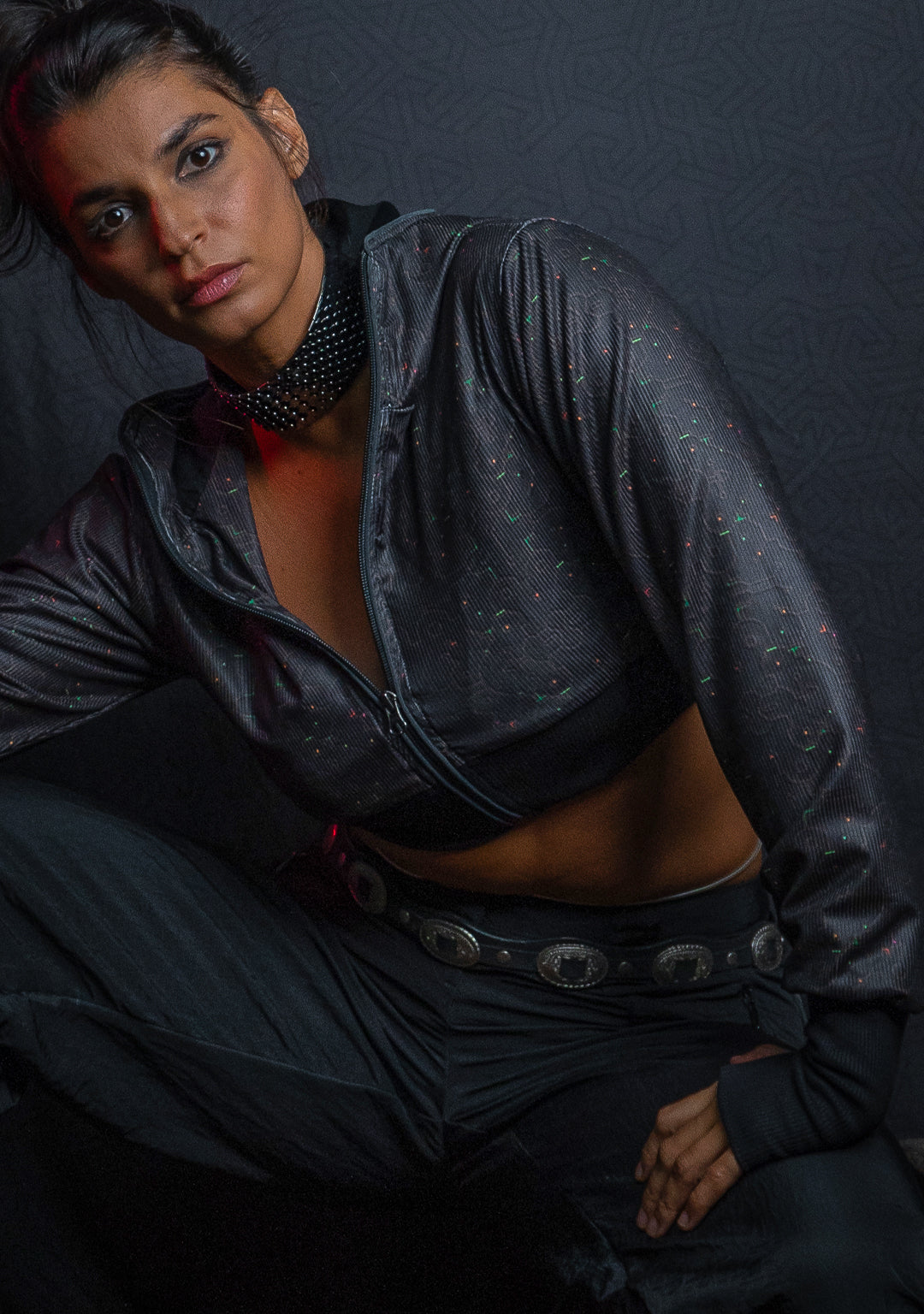 Crop Hoodie Woman / Flatrib - REBIRTH OF IKARO Forest