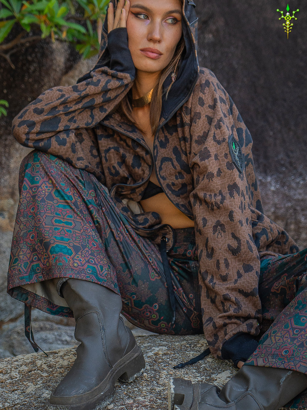 Hoodie Men NEPTUNE / Cotton Fleece - LEOPARDUS