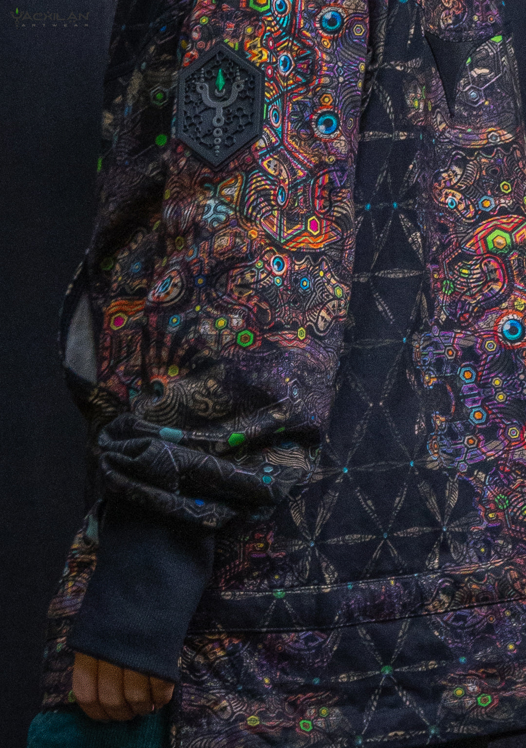 Hoodie Men NEPTUNE / Cotton Fleece - PSYCHEDELIKA GALACTIKA
