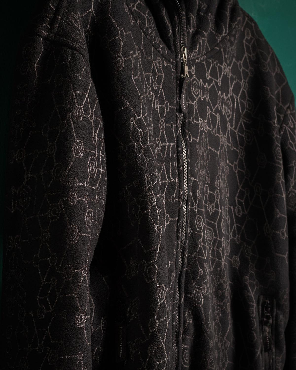 Hoodie Men / Polar Fur - Black SHAMANKA - Yacxilan Artwear