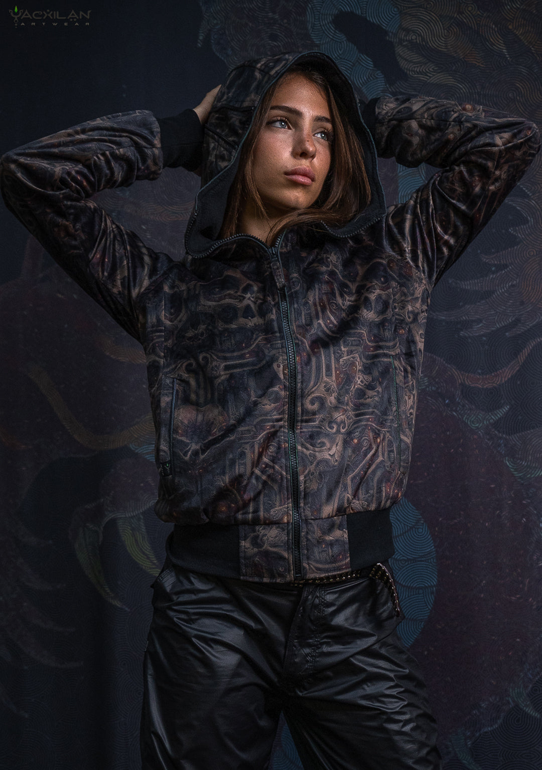 New Hoodie Woman / Velvet Fawn - SKULLOHOLIC