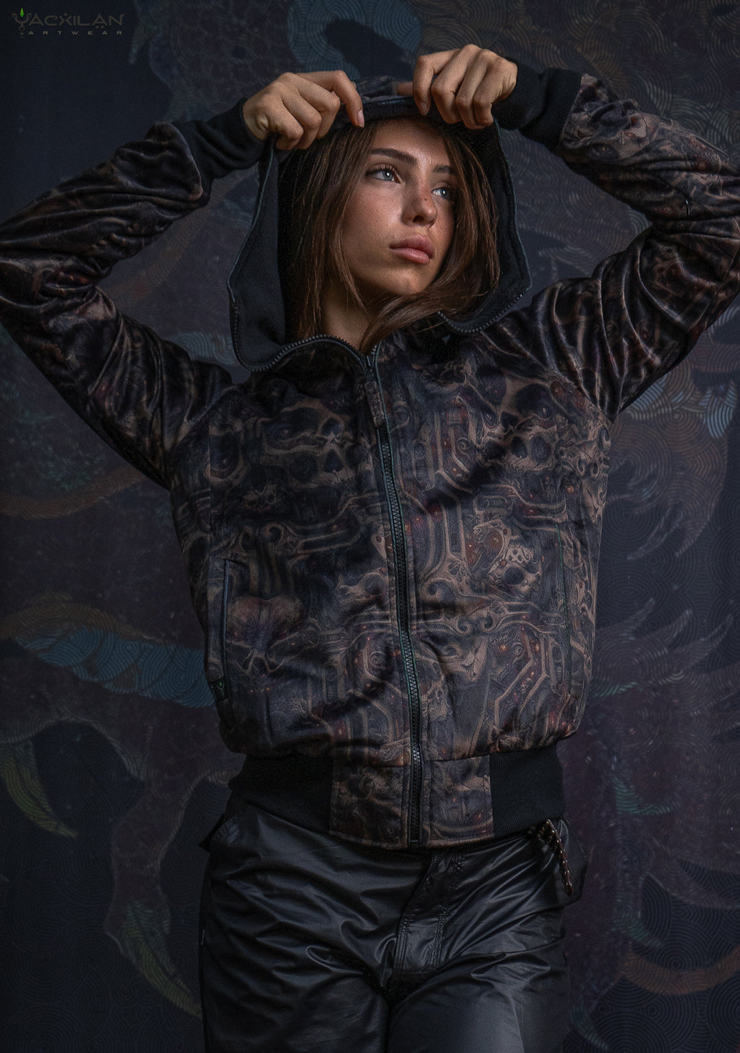 New Hoodie Woman / Velvet Fawn - SKULLOHOLIC