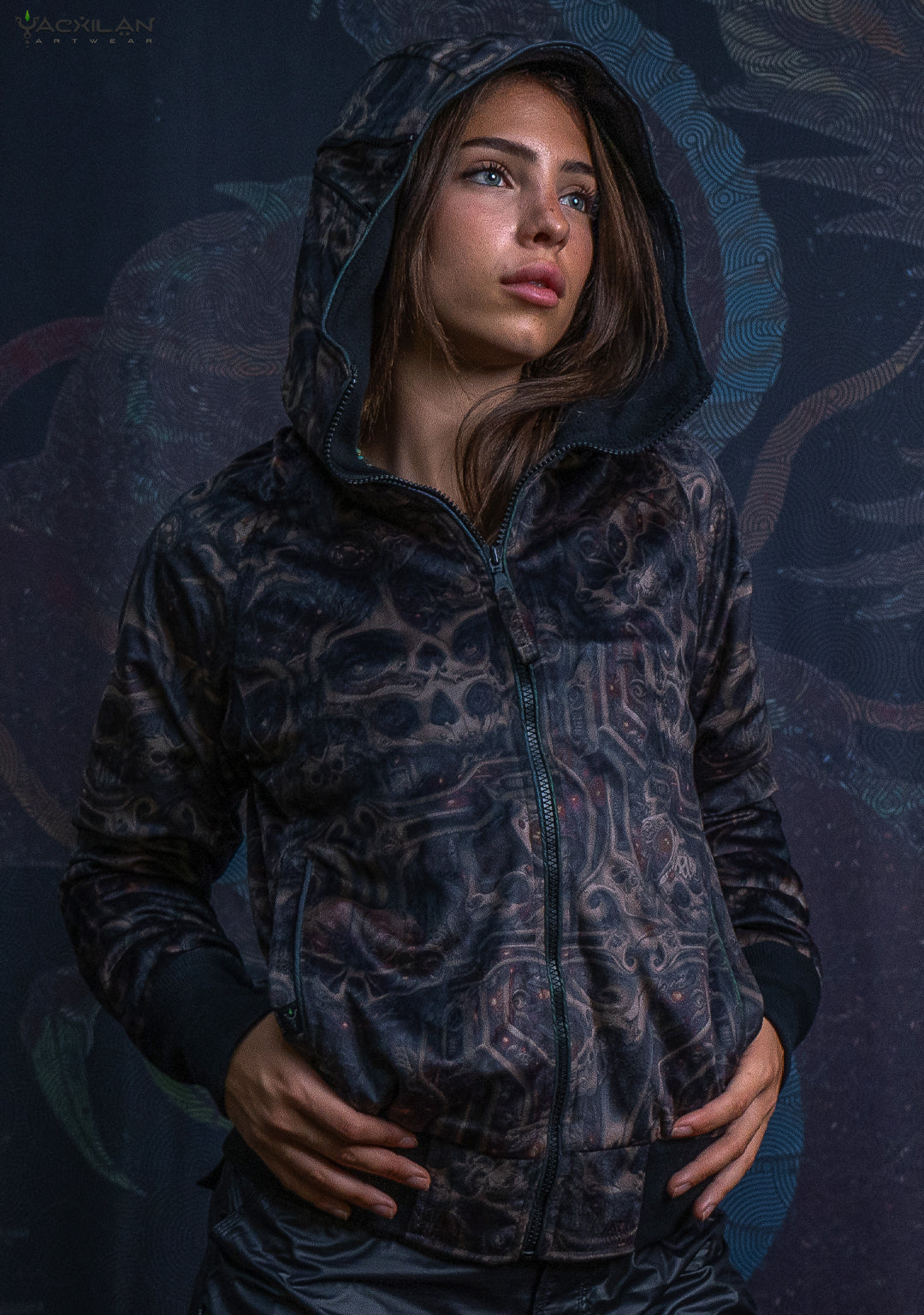 New Hoodie Woman / Velvet Fawn - SKULLOHOLIC