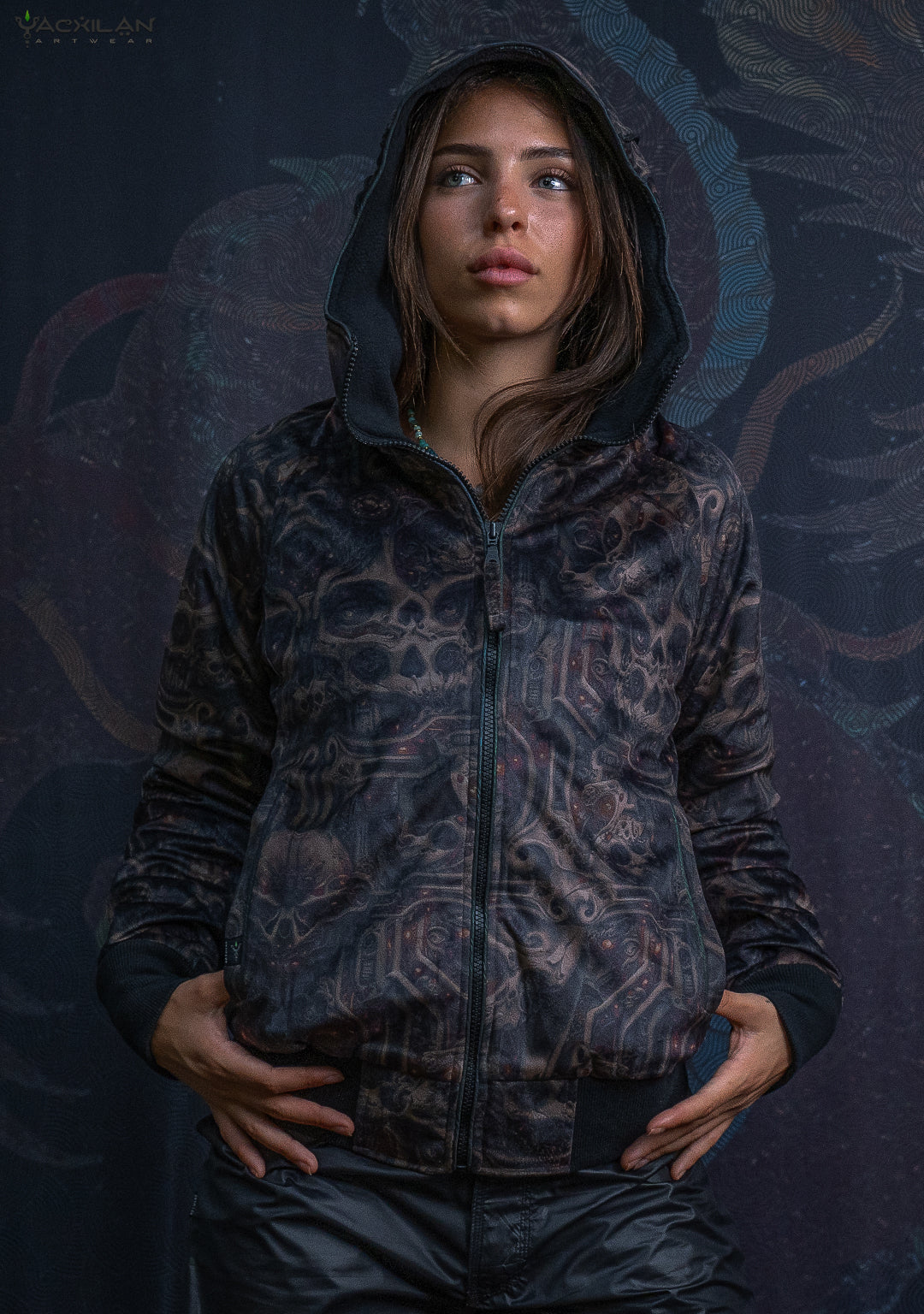 New Hoodie Woman / Velvet Fawn - SKULLOHOLIC