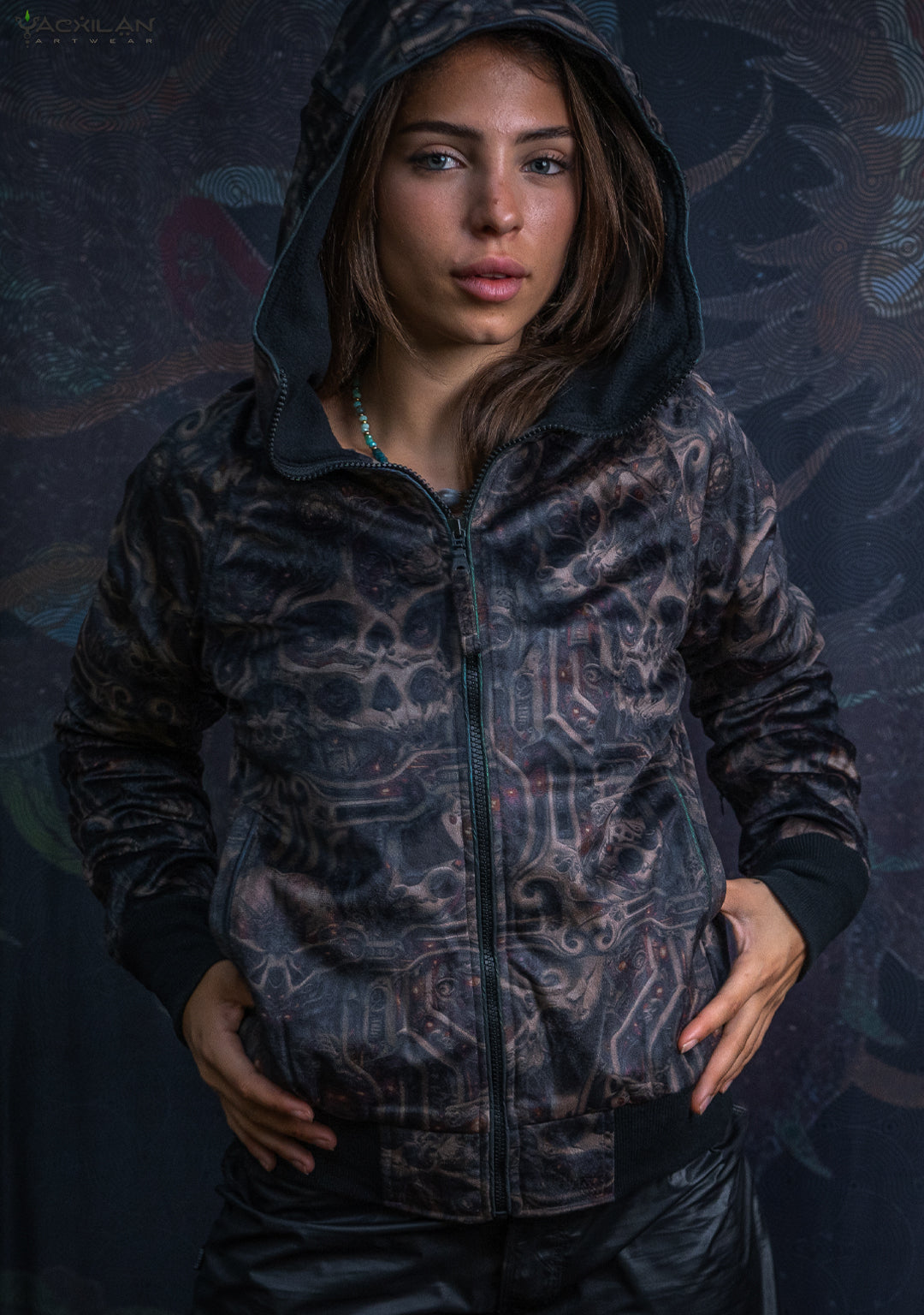 New Hoodie Woman / Velvet Fawn - SKULLOHOLIC