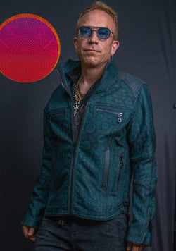 Jacket Men / High Tech Alien - Bottlegreen NEBULA