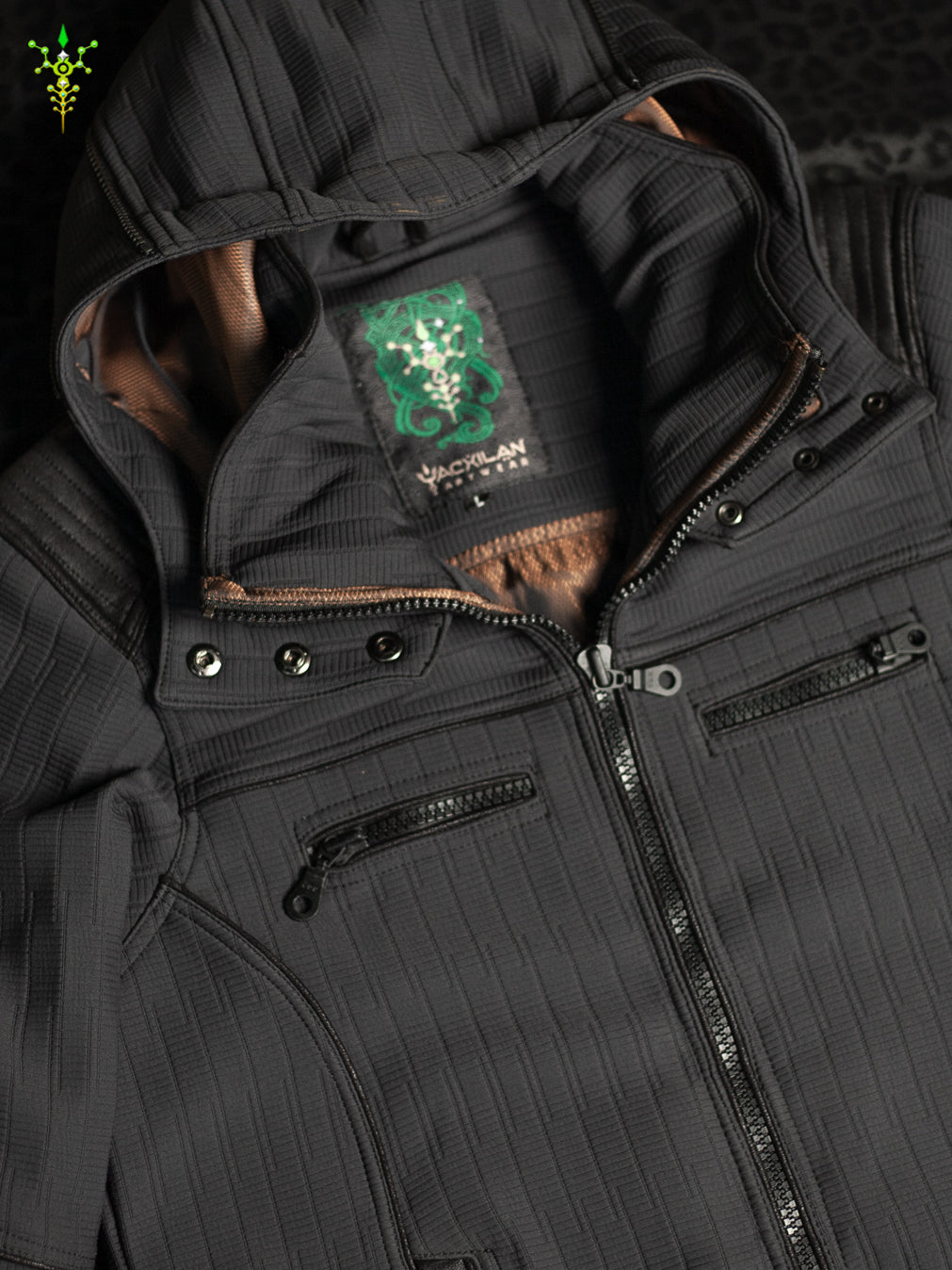 Hooded Jacket Men ALIEN / High Tech - NIGHT ASH